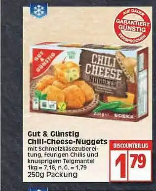 Edeka Gut & Günstig Chili-cheese-nuggets Angebot