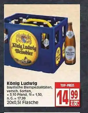 Edeka König Ludwig Angebot