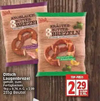 Edeka Ditsch Laugenbrezel Angebot