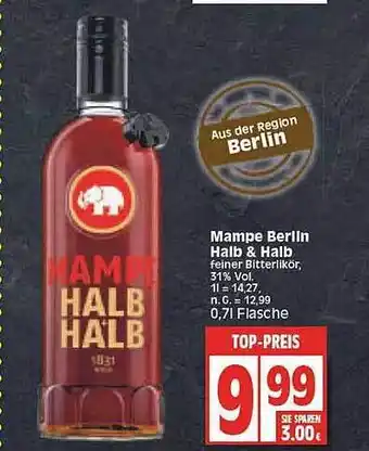 Edeka Mampe Berlin Halb & Halb Angebot