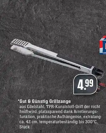 Edeka Gut & Günstig Grillzange Angebot