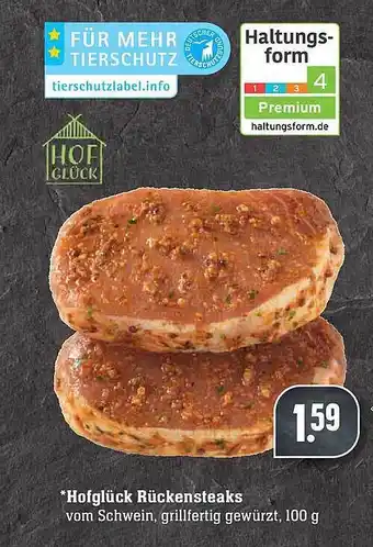 Edeka Hofglück Rückensteaks Angebot