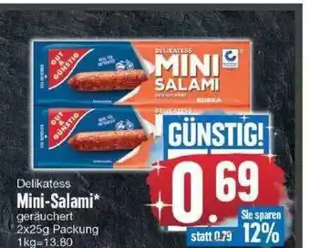 Edeka Gut & Günstig Delikatess Mini-salami Angebot