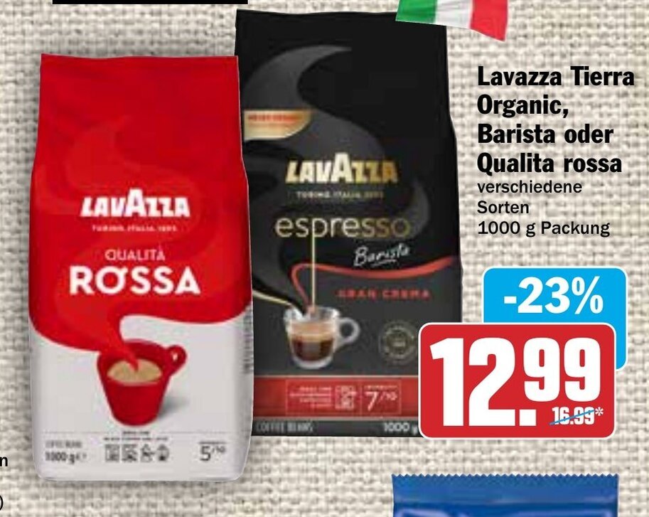 Lavazza Kaffee 1kg Angebot bei Hit