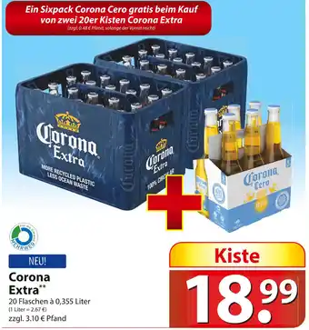 Famila Nord Ost Corona Extra 20 x 0,355 Liter Angebot