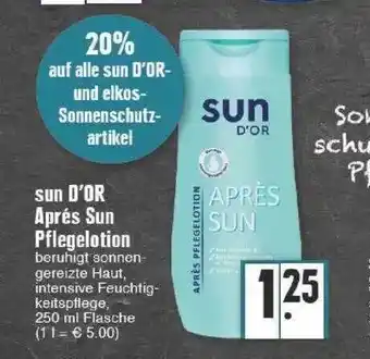 Edeka Sun D'or Aprés Sun Pflegelotion Angebot