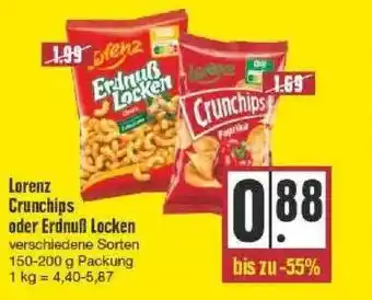 Edeka Lorenz Crunchips Oder Erdnuß Locken Angebot