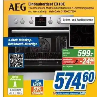 Expert Klein Aeg Einbauherdset Ex10e Angebot