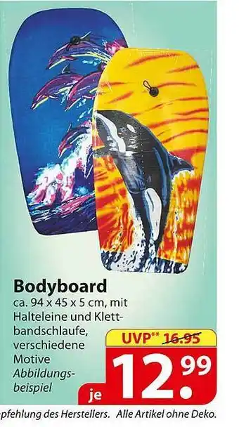 Famila Nord Ost Bodyboard Angebot