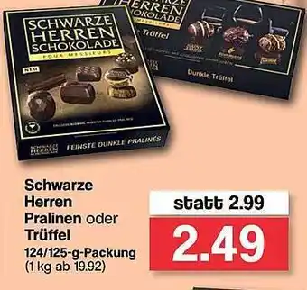 Famila Nord West Schwarze Herren Pralinen Oder Trüffel Angebot