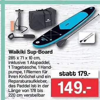 Famila Nord West Waikiki Sup-board Angebot