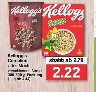 Famila Nord West Kellogg's Cerealien Oder Müsli Angebot