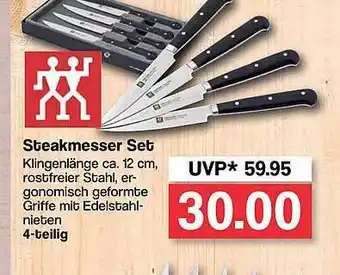 Famila Nord West Zwilling Steakmesser Set Angebot