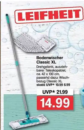 Famila Nord West Bodenwischer Classic Xl Leifheit Angebot