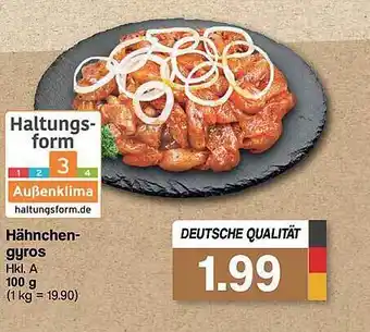 Famila Nord West Hähnchen-gyros Angebot