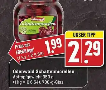 Scheck-in-Center Odenwald Schattenmorellen Angebot