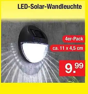 Zimmermann Led-solar-wandleuchte Angebot