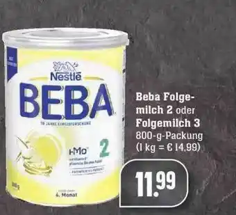 Edeka Beba Folge-milch 2 Oder Folgemilch 3 Angebot