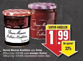 Edeka Bonne Maman Konfitüre Oder Gelee Auch Weniger Zucker Angebot