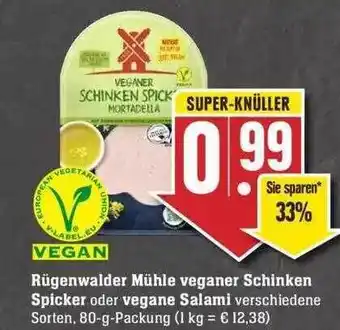 Edeka Rügenwalder Mühle Veganer Schinken Spicker Oder Vegane Salami Angebot