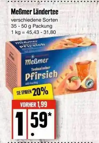 Edeka Meßmer Ländertee Angebot