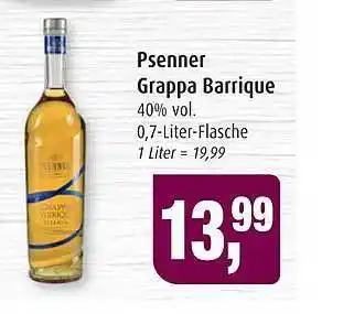 Markant Markt Psenner Grappa Barrique Angebot