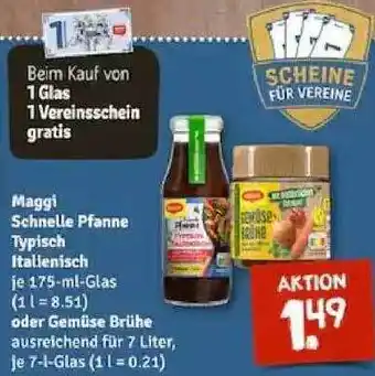 nahkauf Maggi Schnelle Pfanne Typisch Italienisch Oder Gamüse Brülhe Angebot