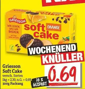 NP Discount Griesson Soft Cake Angebot