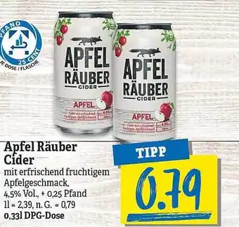 NP Discount Apfel Räuber Cider Angebot