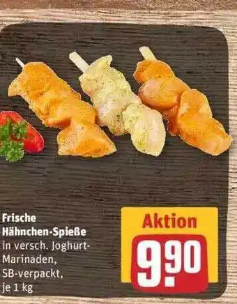 REWE Frische Hähnchen-spieße Angebot