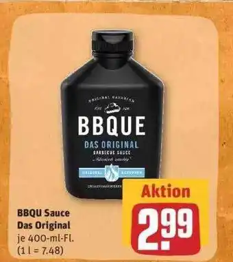 REWE Bbque Sauce Das Original Angebot