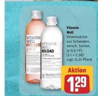 REWE Vitamin Well Angebot