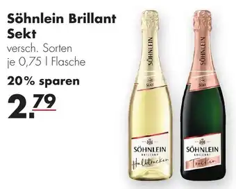 Handelshof Söhnlein Brillant Sekt 0,75 L Flasche Angebot