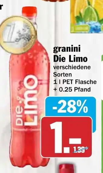 Hit Granini Die Limo 1L Angebot