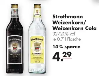 Handelshof Strothmann Weizenkorn/Weizenkorn Cola 0,7 L Flasche Angebot