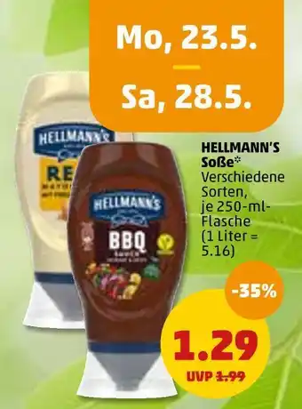 PENNY Hellmann’s soße Angebot