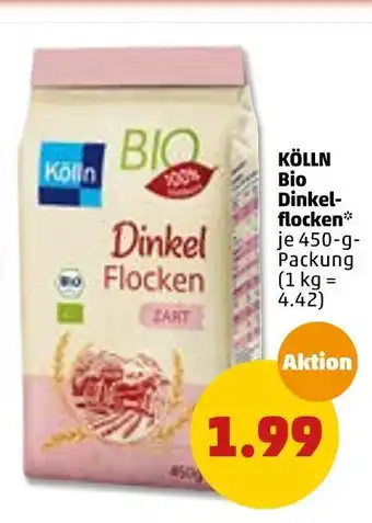 PENNY Kölln bio dinkelflocken Angebot