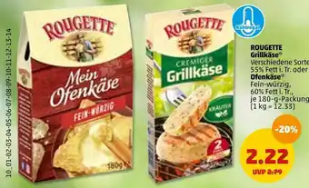 PENNY Rougette grillkäse oder ofenkäse Angebot