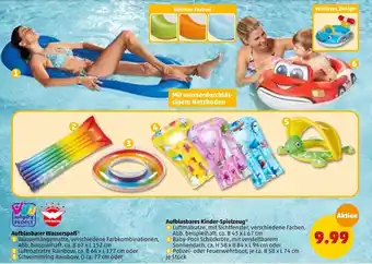 PENNY Aufblasbarer wasserspaß oder aufblasbares kinder-spielzeug Angebot