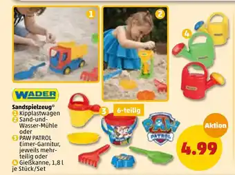 PENNY Wader sandspielzeug Angebot