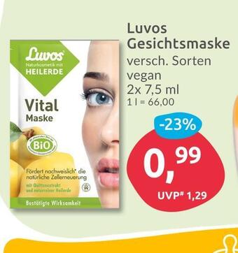 Budni Luvos gesichtsmaske Angebot