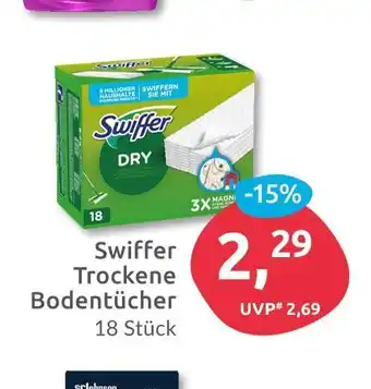 Budni Swiffer trockene bodentücher Angebot