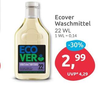 Budni Ecover waschmittel Angebot