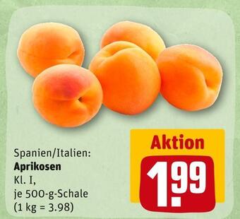 REWE Aprikosen Angebot
