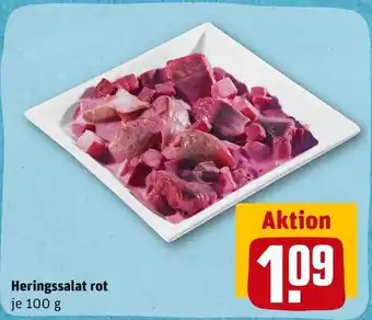 REWE Heringssalat rot Angebot