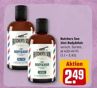 REWE Butchers son 2in1 body&hair Angebot