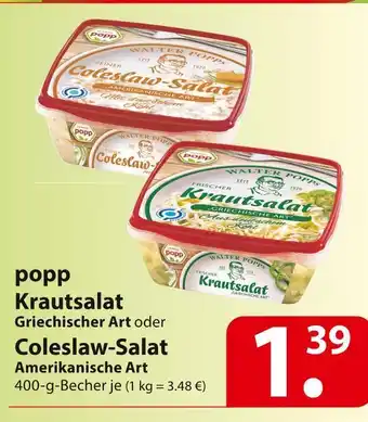 Famila Nord Ost Popp krautsalat oder coleslaw-salat Angebot