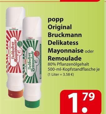 Famila Nord Ost Popp original bruckmann delikatess mayonnaise oder remoulade Angebot