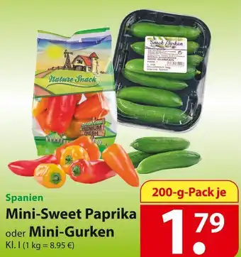 Famila Nord Ost Mini-sweet paprika oder mini-gurken Angebot