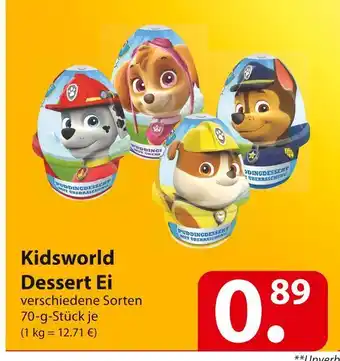 Famila Nord Ost Kidsworld dessert ei Angebot